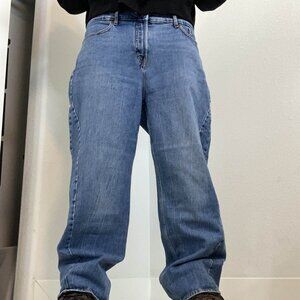 Size 32 Baggy Blue Jeans | Streetwear/Y2K | Quick Shipping